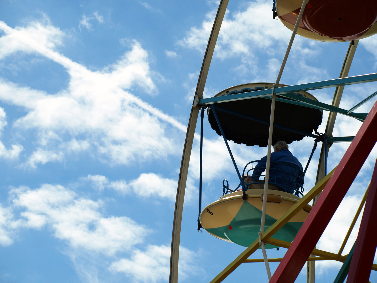  Mann auf Riesenrad