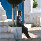 Mann auf Treppe - Sidi bou Said