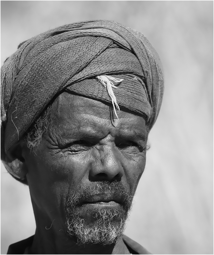 Mann aus Ethiopia