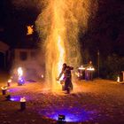 Mann im Feuer