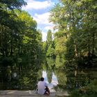 Mann im Tiergarten