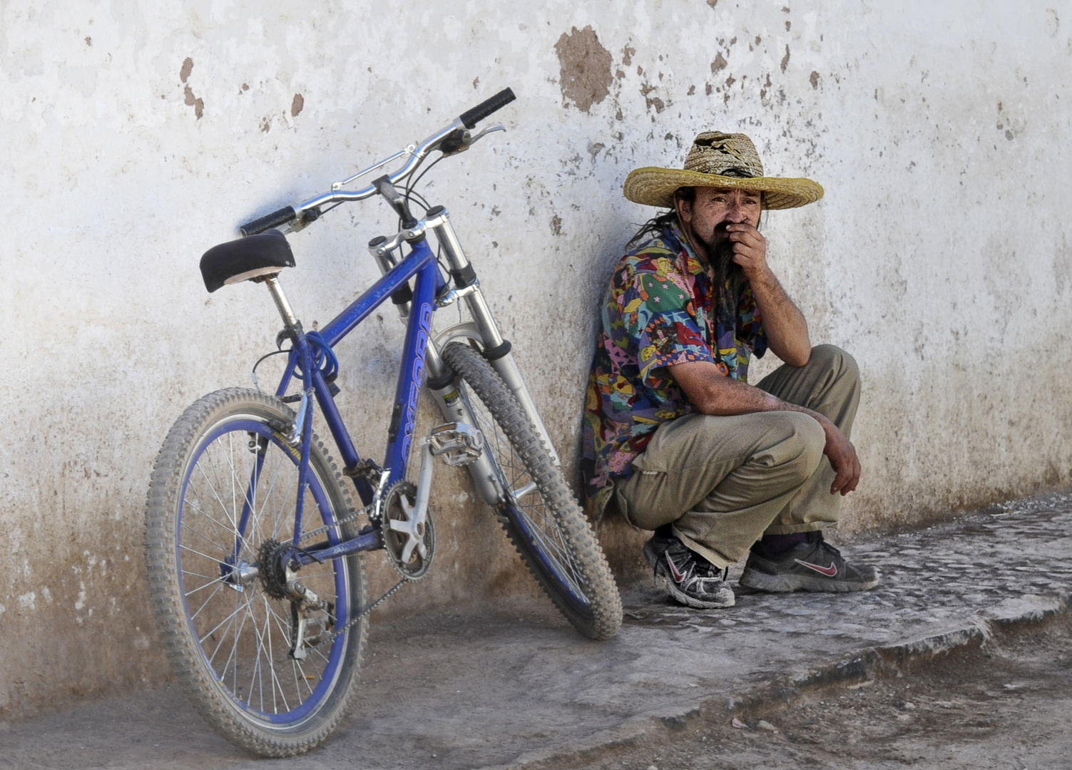 Mann in San Pedro de Atacama, Chile