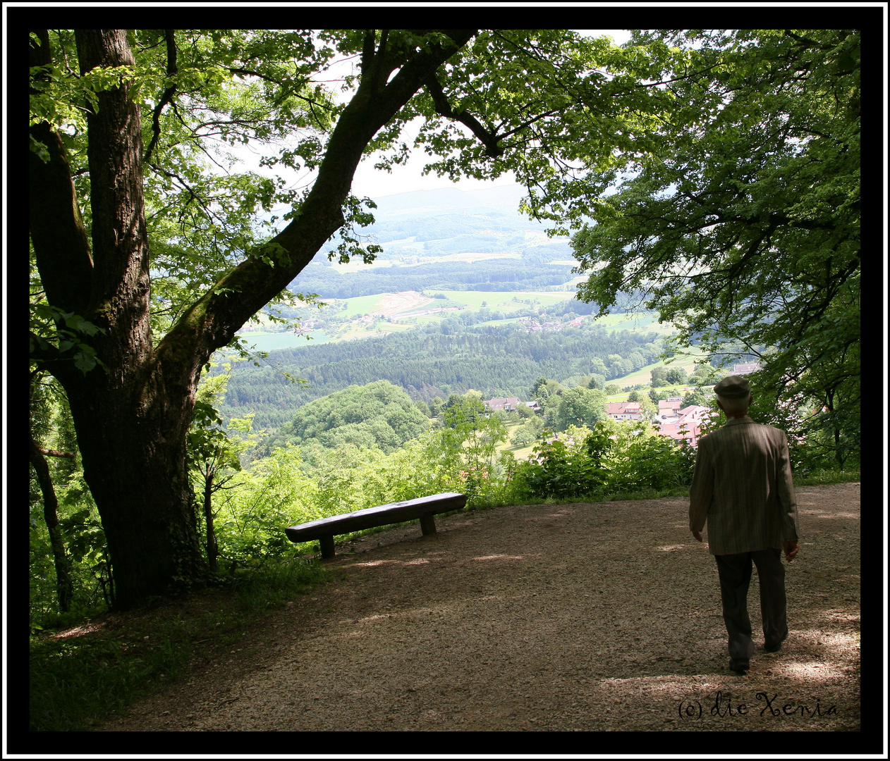 Mann mit Aussicht