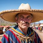 Mann mit Sombrero (KI-Portrait)