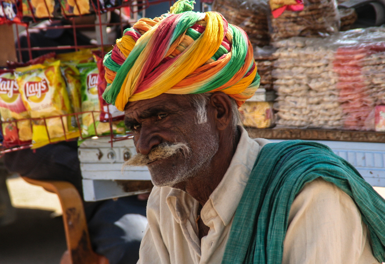 Mann mit Turban India