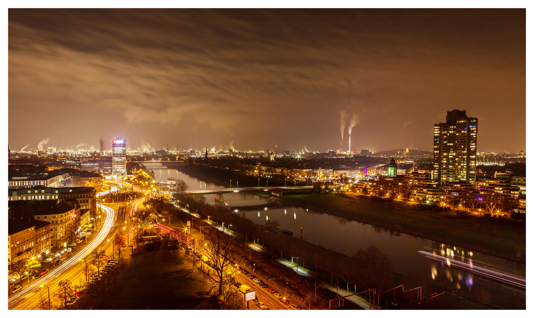 Mannheim at Night 