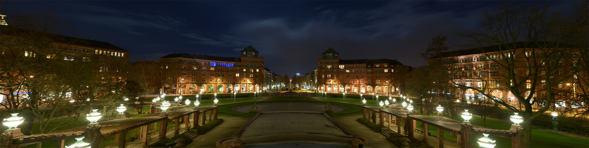 Mannheim Augusteranlage Panorama