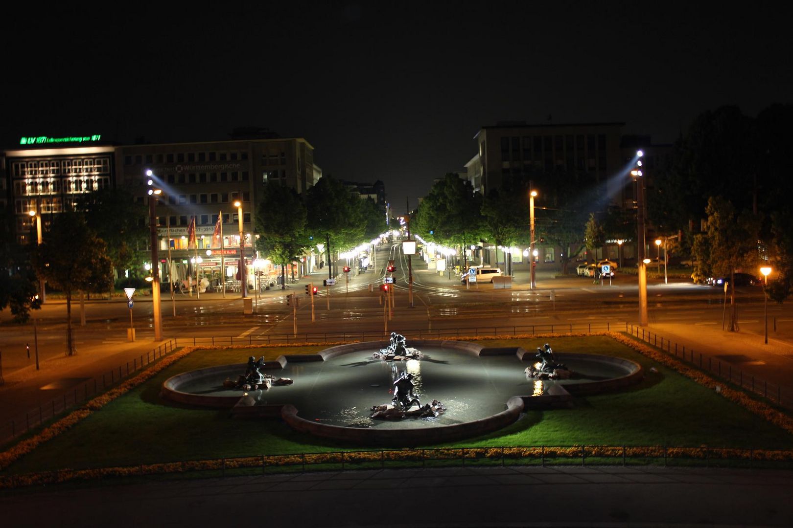 Mannheim bei Nacht