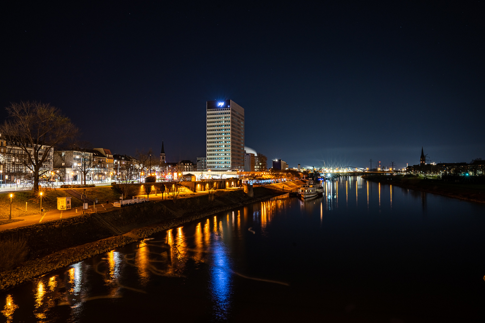 Mannheim bei Nacht 