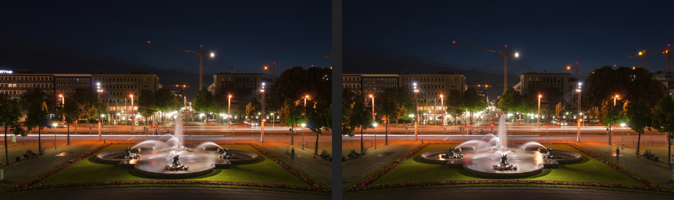 Mannheim bei Nacht