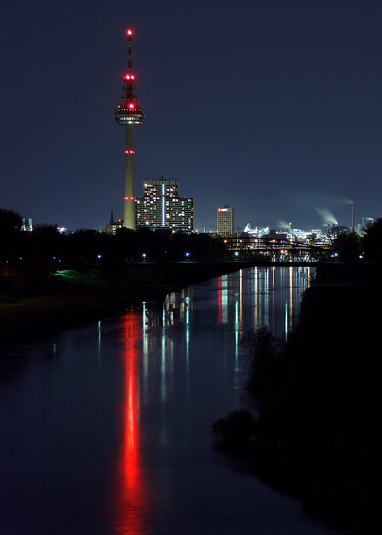 Mannheim bei Nacht