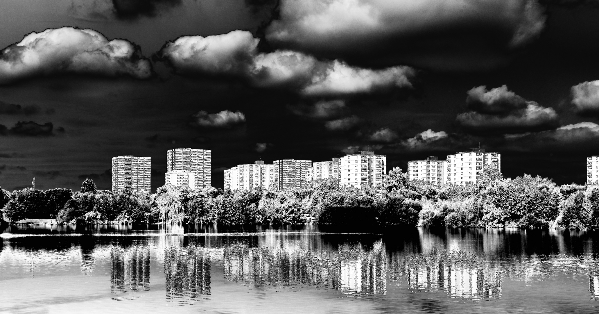 Mannheim, Blick auf Vogelstang