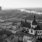 Mannheim. Blick über Jesuitenkirche zum Schloss.