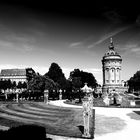 Mannheim, Friedrichsplatz, Maritim Hotel, Wasserturm