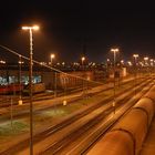 Mannheim Güterbahnhof bei Nacht