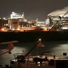 Mannheim Hafen bei Nacht