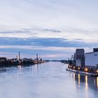 Mannheim Hafen bei Nacht