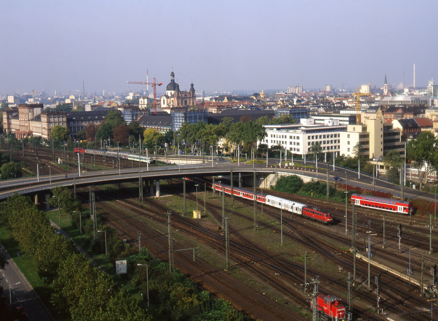 Mannheim HBF im Herbst 2000