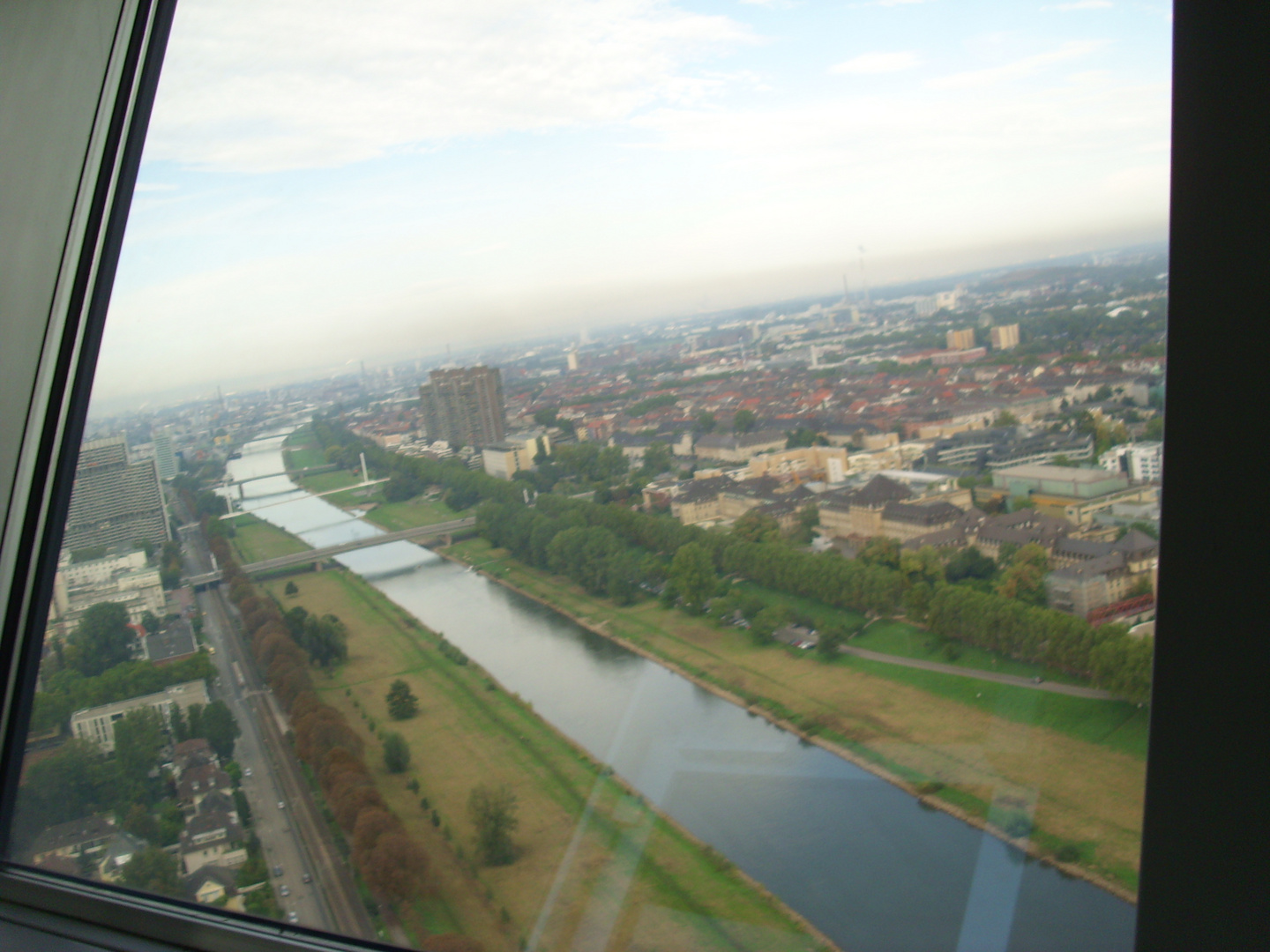 Mannheim vom Fernmeldeturm aus