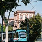 Mannheimer Schloss mit Strassenbahn