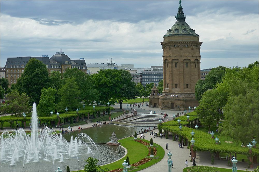Mannheimer Wasserturm Foto & Bild | mannheim, architektur, gebäude Bilder auf fotocommunity
