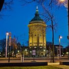 Mannheimer Wasserturm (Blaue Stunde)