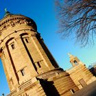 Mannheimer Wasserturm in Farbe