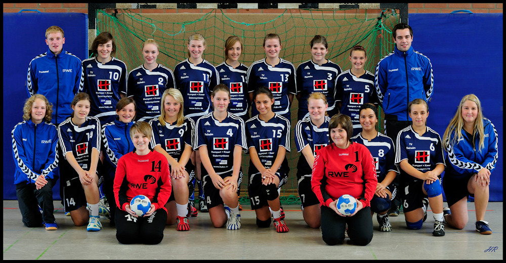 Mannschaftsfoto der weiblichen Bezirksligamannschaft des TV Neheim 2009