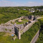 Manorbier Castle Pembrokeshire Wales