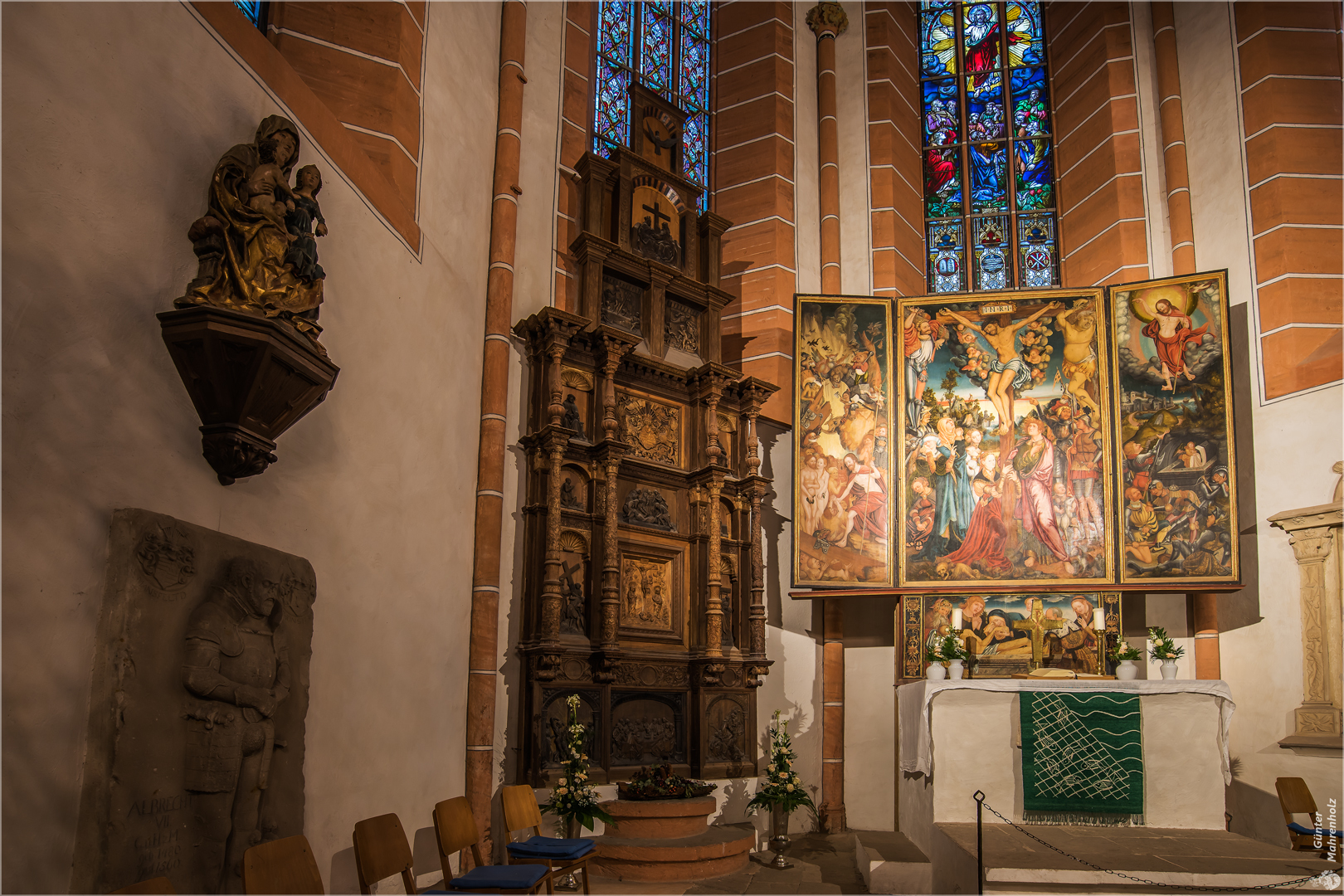 Mansfeld: Im Chor der Schlosskirche