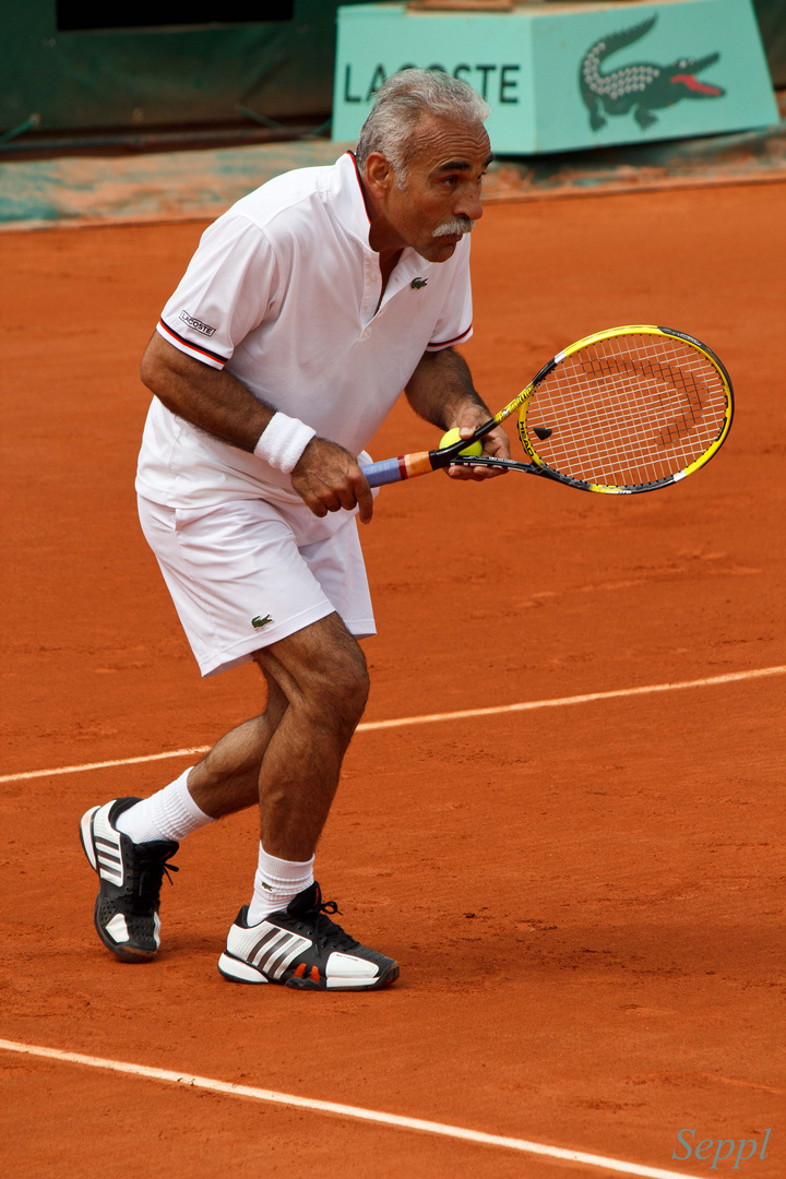 Mansour Bahrami bei der French Open 2012 in Roland Garros Paris