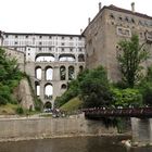 Mantelbrücke in Krumau