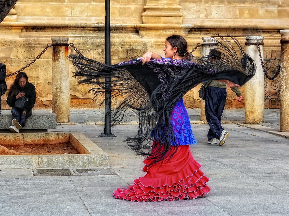 Mantón Imagen & Foto | fotografía callejera, flamenco, españa Fotos de