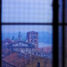 MANTOVA, IL DUOMO VISTO DALLA CUPOLA DI S. SNDREA