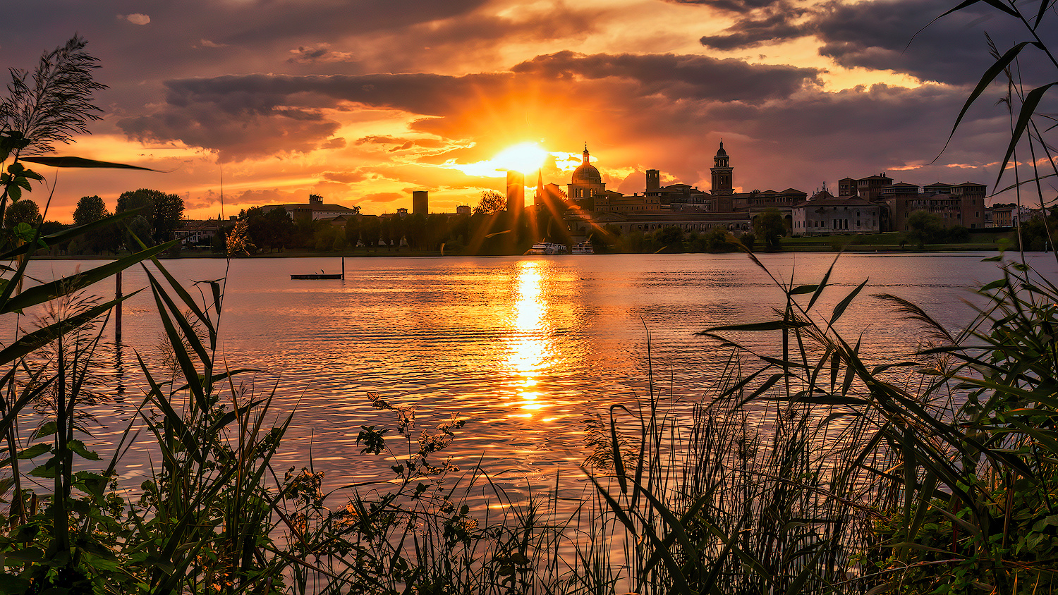 Mantua Sonnenuntergang