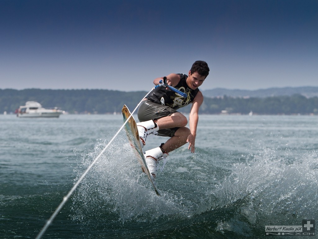 Manuel auf dem Wakeboard