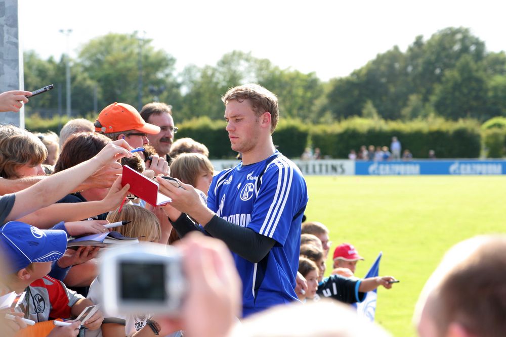 Manuel Neuer der Fan Liebling