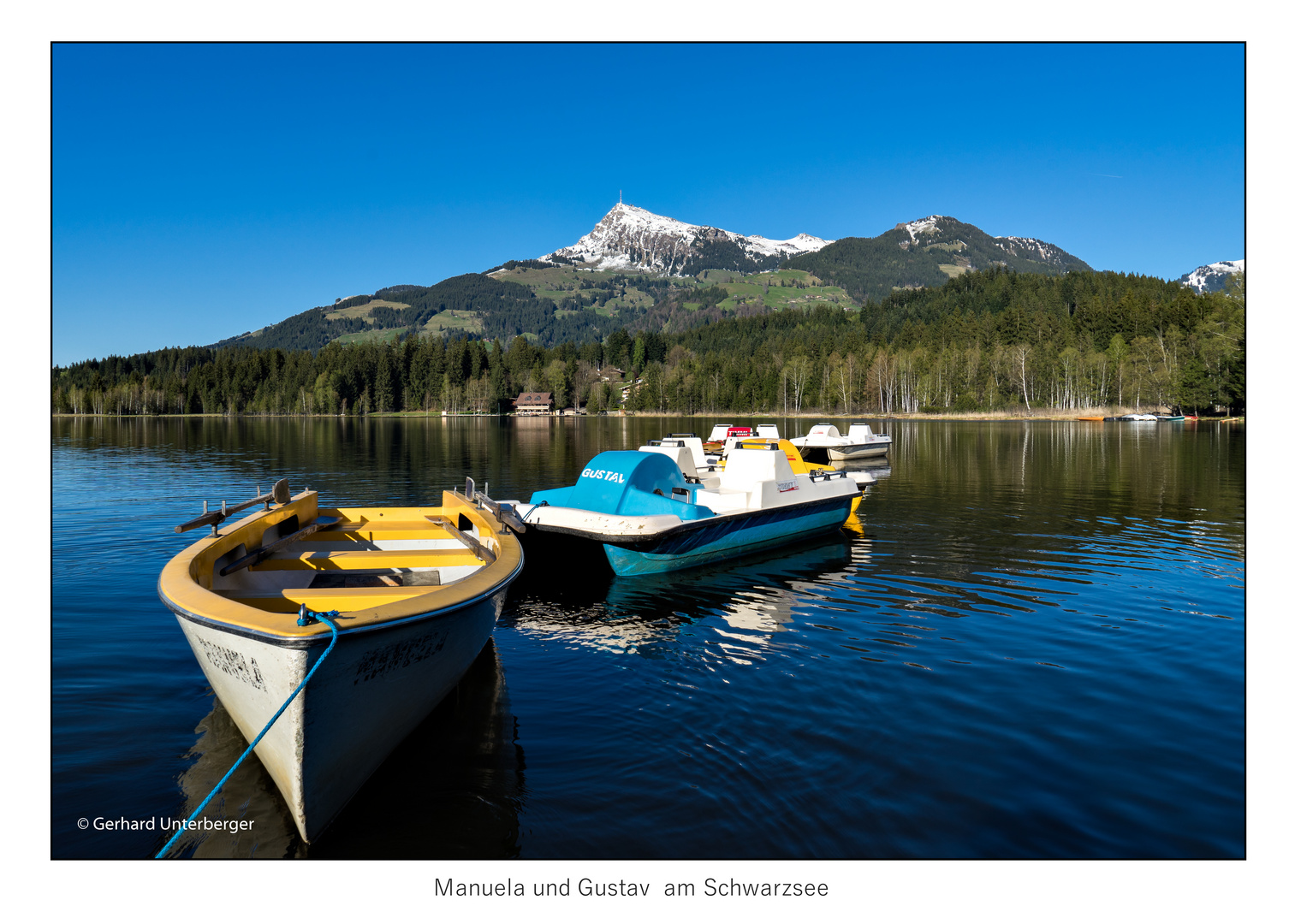 Manuela und Gustav am Schwarzsee