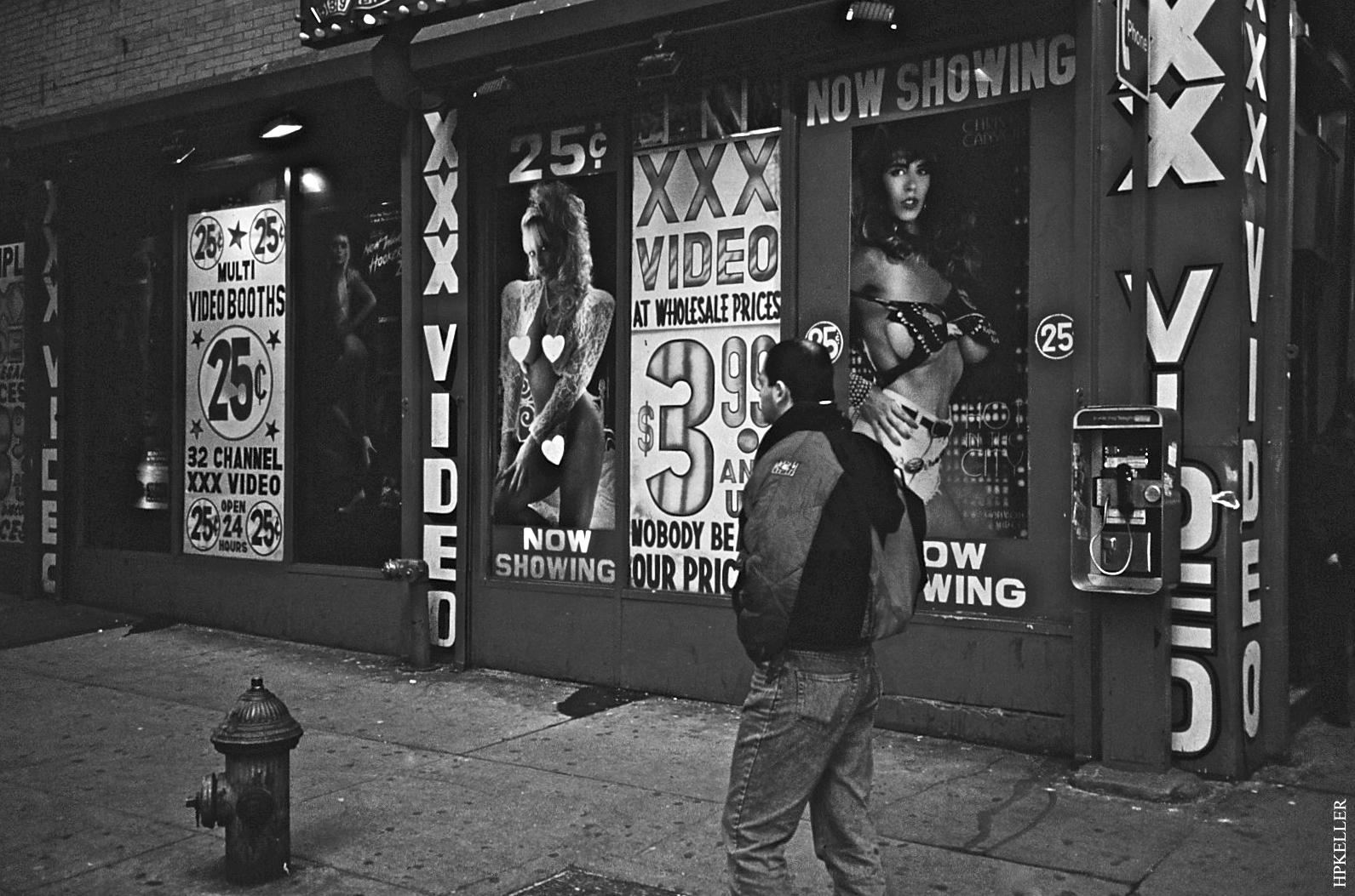 Many years ago in NYC, ...6.Ave./42. Street, Analogscan 1992.