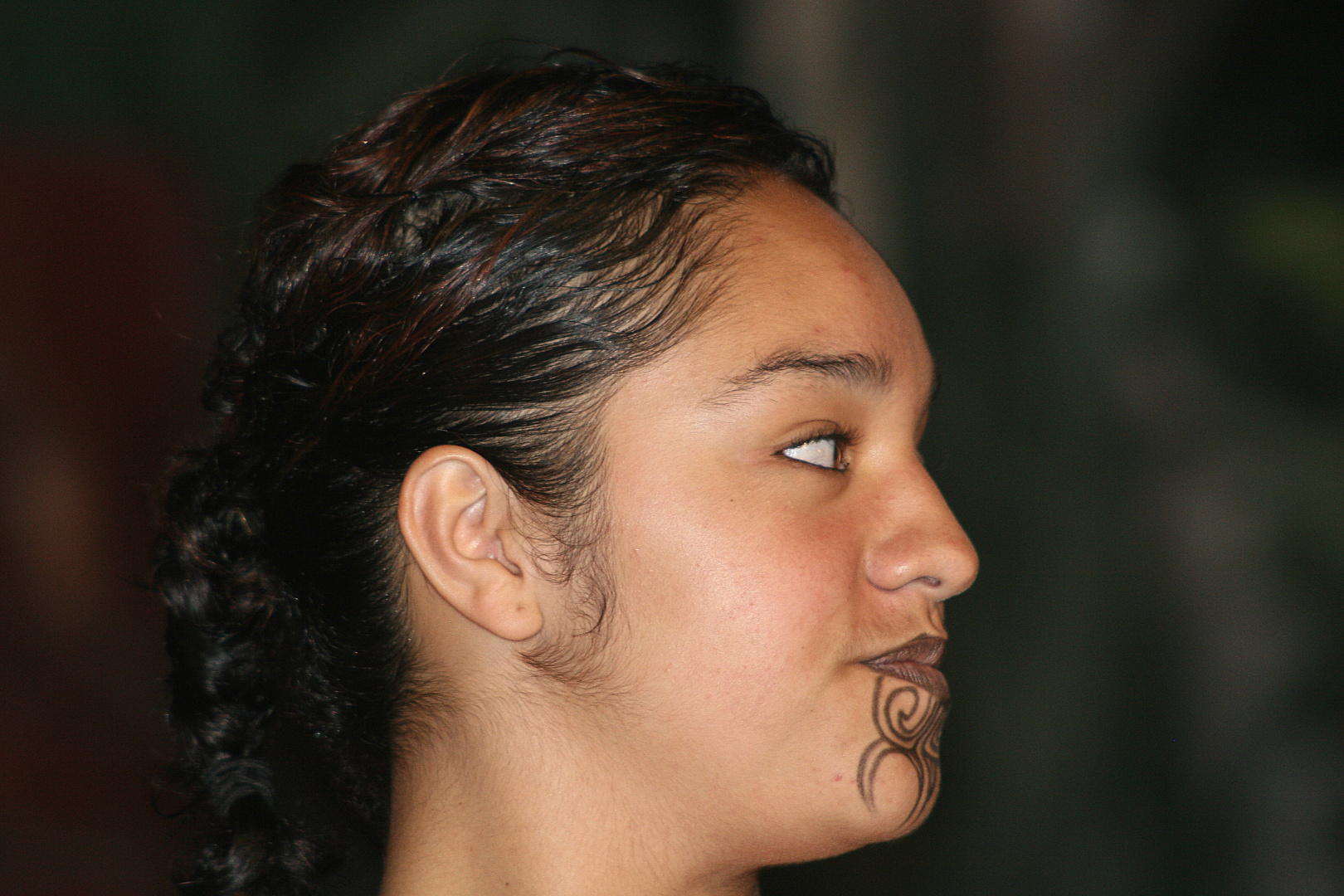 Maori-Mädchen