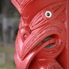 Maori-Skulptur in Waitangi, NZ