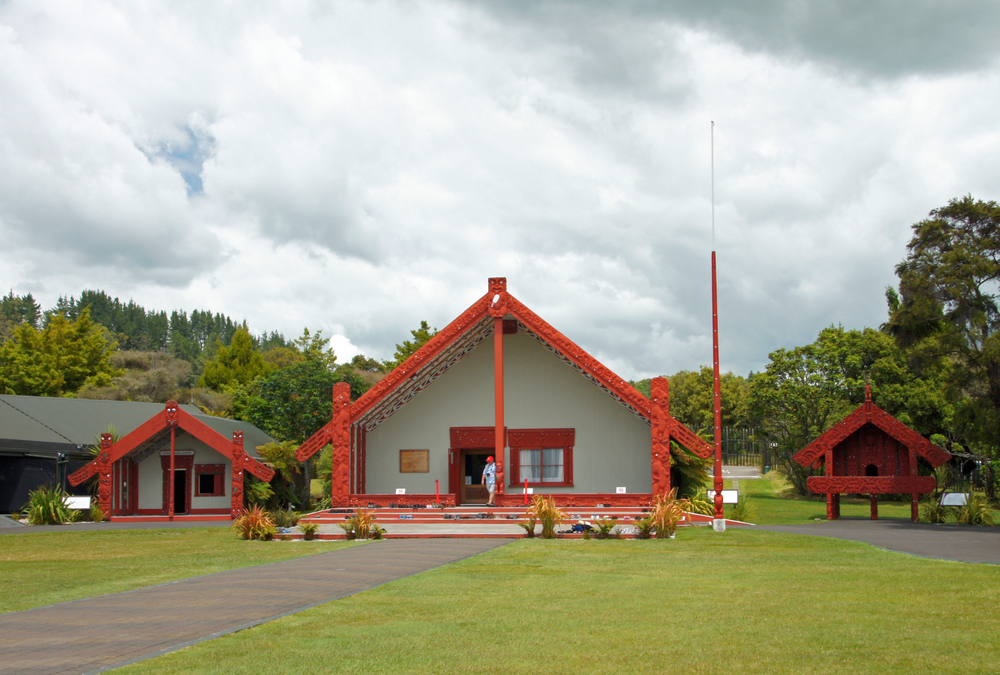 ..Maori Versammlungshaus..