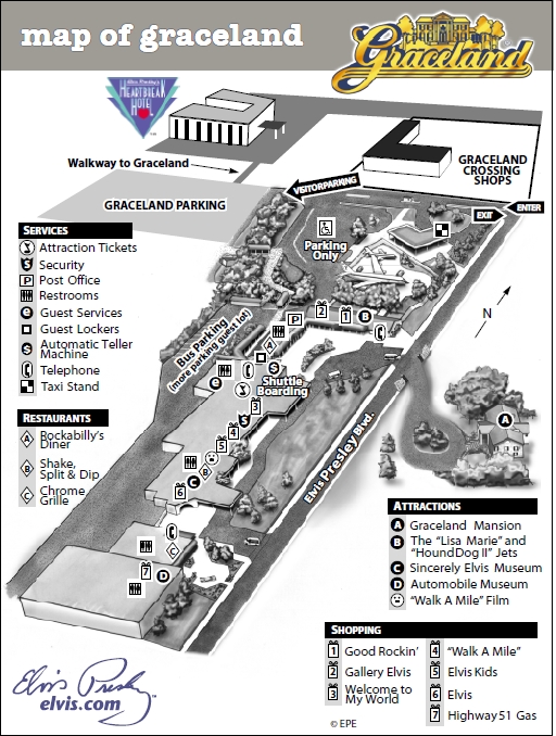 Map of Graceland