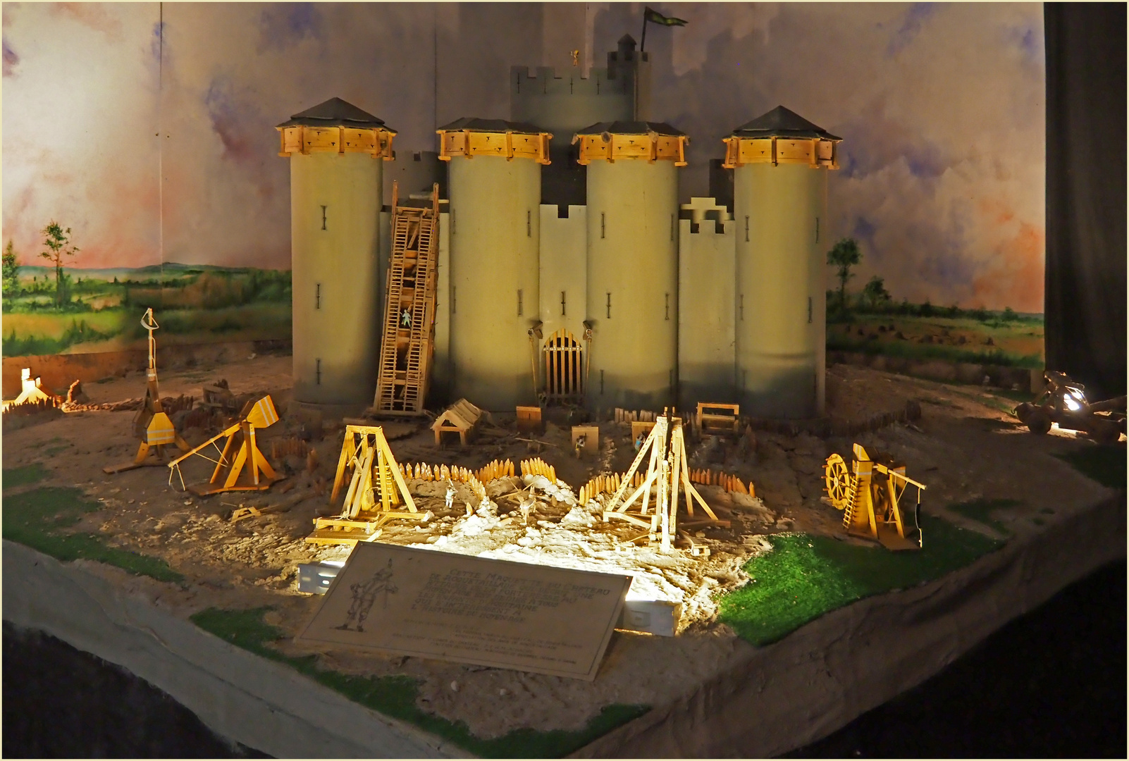 Maquette du Château de Roquetaillade