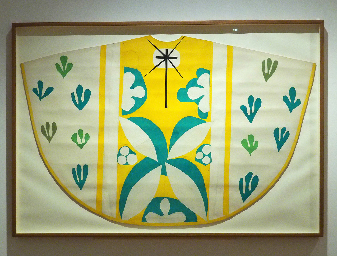 Maquette pour la chasuble blanche  (face) -  Henri Matisse (1950-52)