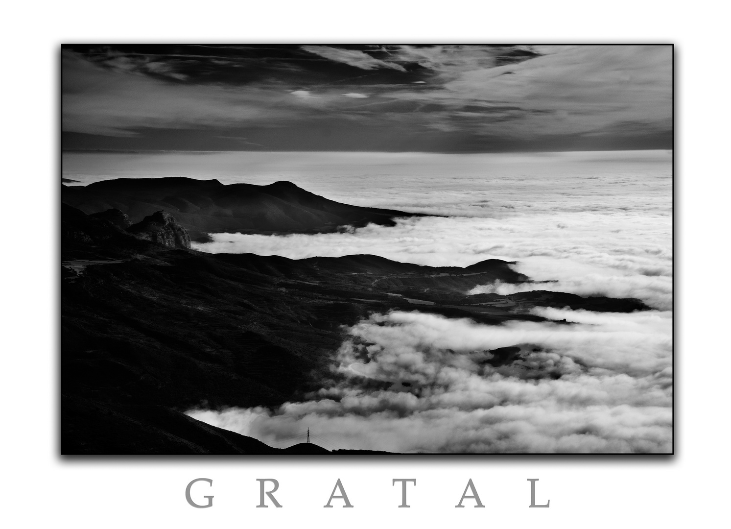 Mar de nubes desde el Gratal