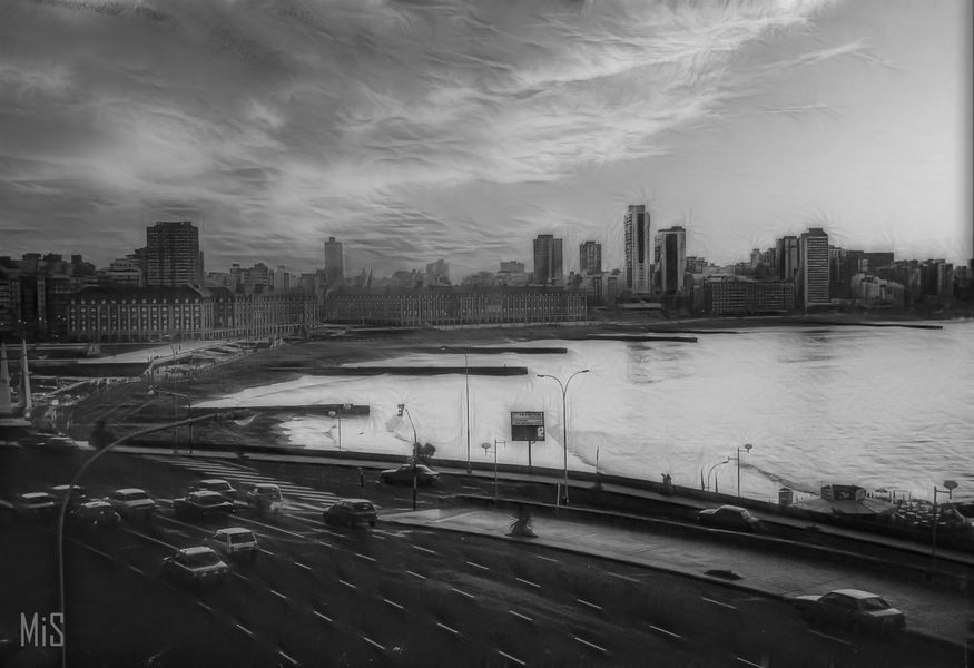 Mar del Plata en blanco y negro