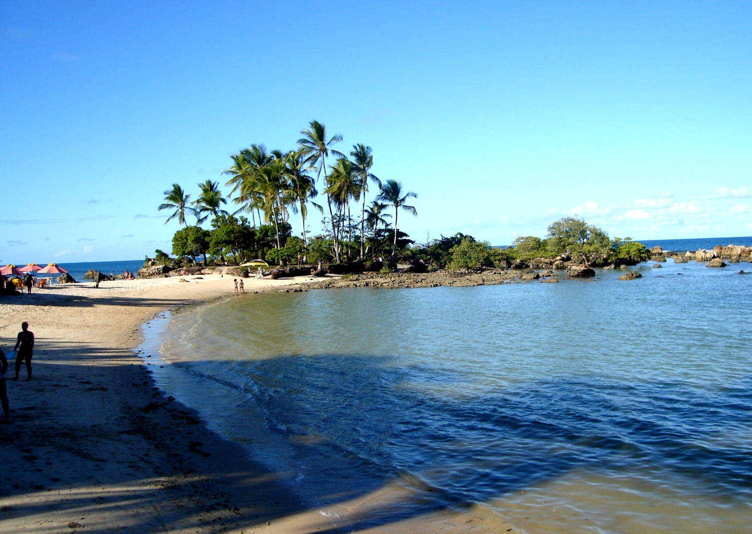 Mar e Praia em Morro de S. Paulo