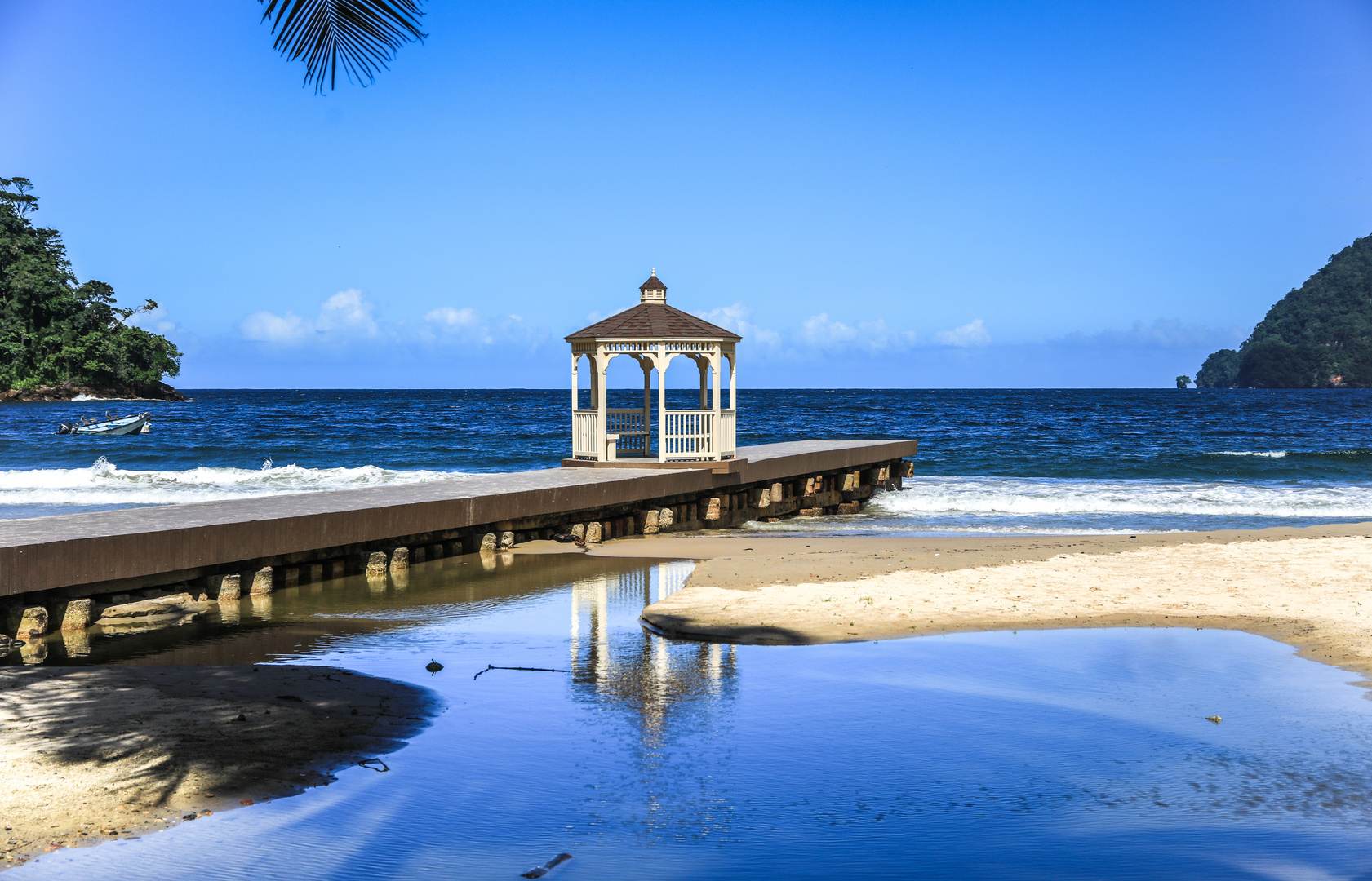 Maracas Bay Pavillon Foto & Bild north america, central america