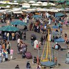 Marakech Platz 'Jemaa-El-Fna'